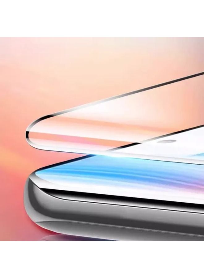 حامي شاشة من الزجاج المقوى لهاتف Infinix Hot 50 Pro 4G مقاوم للخدوش بتغطية كاملة من الحافة للحافة - Image 4
